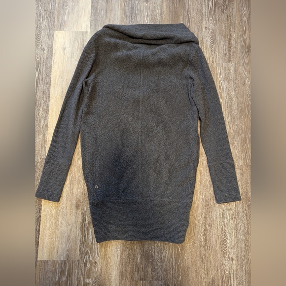 Lululemon Grey Cowl Neck Sweater dress - Picture 3 of 3